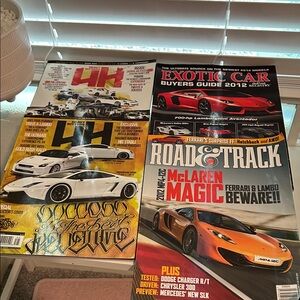 Exotic Car Magazine Collection